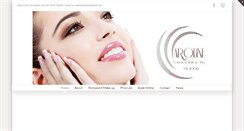 Desktop Screenshot of carolinepermanentmakeup.com